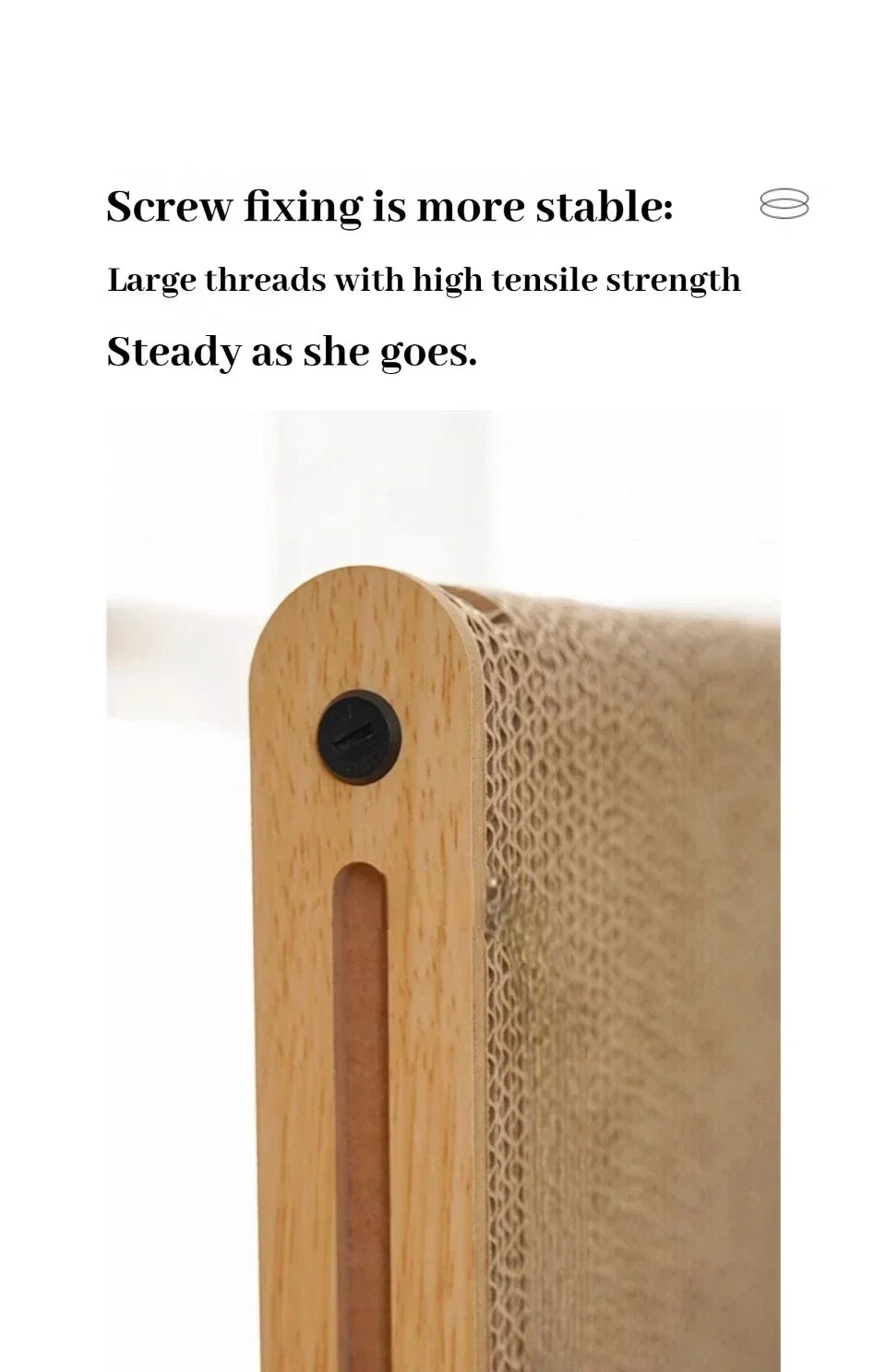 L-shaped Cat Scratching Board Vertical Pet Cat Scratching Post Wooden Wear-resistant and Scratch-resistant Grinding Claw Toys