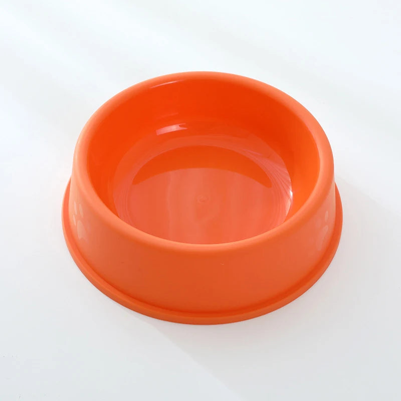 High Quality Pet Feeding Bowls For Cats And Dogs Solid Color Food Water Bowls Easy To Clean Wet & Dry Food Bowls Pet Supplies
