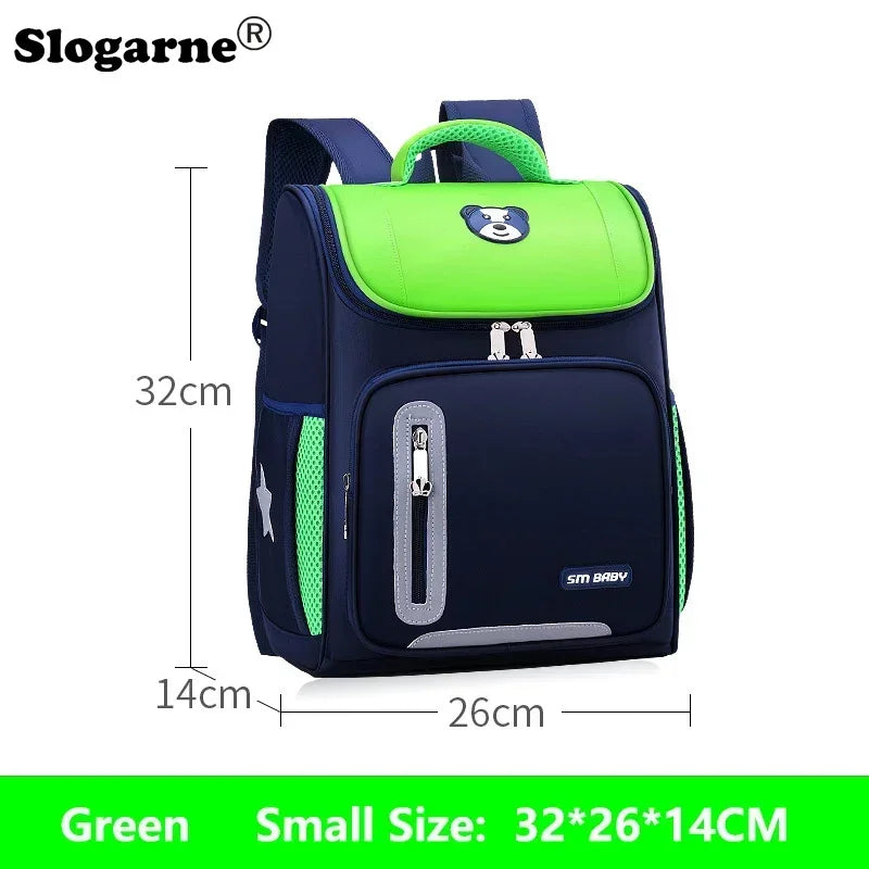 Mochilas escolares simples para estudantes, primárias, meninos, 1ª à 6ª série, proteção para coluna, redução de peso, mochila escolar para meninas, mochila unissex
