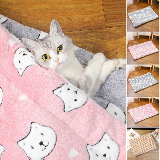 Cama para cães de estimação, quente para todas as estações, grossa, almofada para ninho de gato, sofá macio para cães de estimação, cama elástica para gatos, acessórios para cães de médio porte
