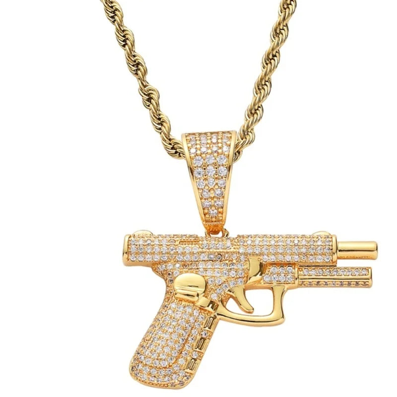 Pingente de alfabeto XO com zircônia incrustada em metal, tendência, personalidade, masculino, feminino, glamour de rua, moda hip hop, colar, joias, presentes