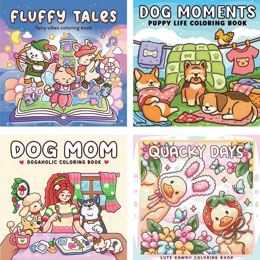 Livro de colorir "Diversão com Animais": ilustrações maravilhosas de cenas de fantasia com animais felizes trazem uma coloração maravilhosa e alegre