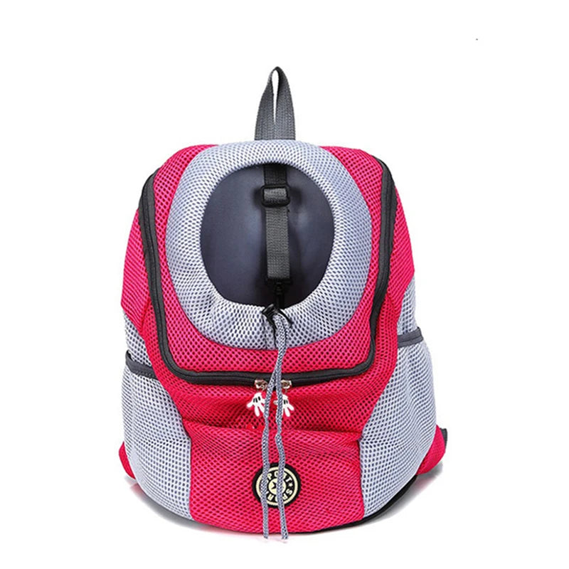 Mochila para transporte de cães de estimação, bolsa portátil para transporte de cães, mochila para transporte de cães, bolsa de ombro duplo para viagem, conjunto de viagem para cães