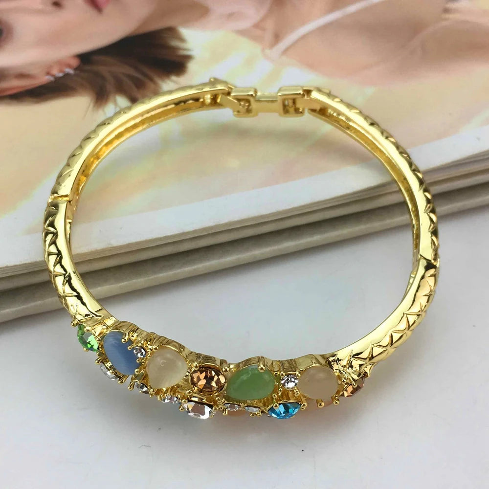 Yuminglai Dubai Fine Jewellery Conjuntos de colares de strass de alta qualidade para mulheres Aniversário Casamento FHK17061