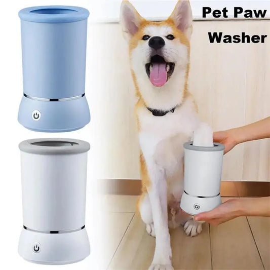Lavador elétrico para patas de animais de estimação, limpador automático para patas de animais de estimação, copo portátil, rápido e silencioso, limpador para patas de cães e gatos