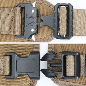 Arnês profissional de nylon para animais de estimação, sem puxar, tático para cães de grande porte e de alta resistência