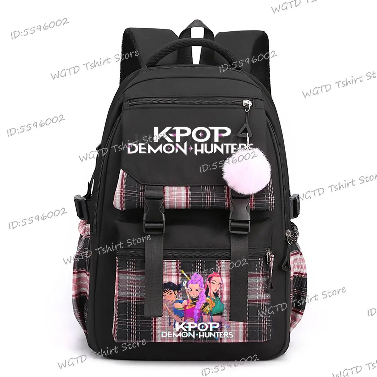 Mochila escolar infantil estampada do filme 2025 KPop Demon Hunters multifuncional mochila para estudantes e meninas nova moda mochila escolar
