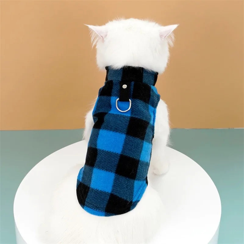 Roupas de lã macia para cães pequenos, filhotes, gatos, coletes, roupas para chihuahua, jaqueta de buldogue francês, casacos pug, atacado