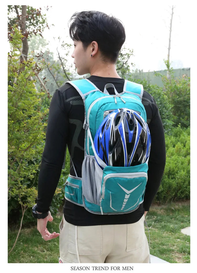 Mochila de hidratação para bicicleta 20L, masculina, à prova d'água, para ciclismo, esportes ao ar livre, viagens, caminhadas, trekking, MTB, mochila para bicicleta, bolsa d'água
