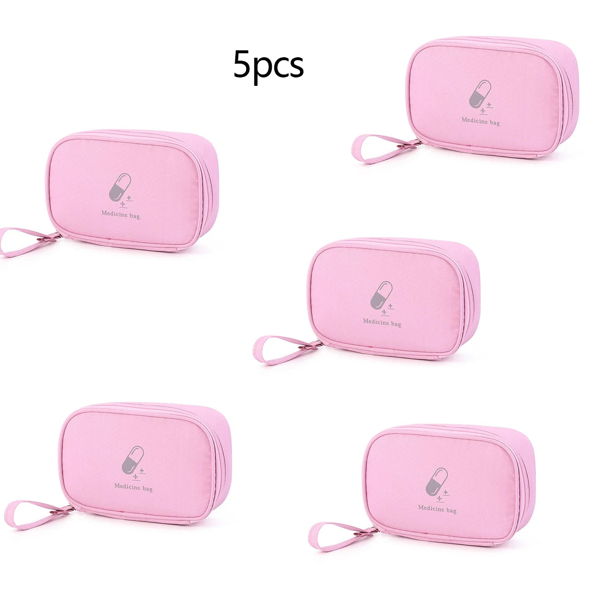1 peça/3 peças/5 peças bolsa de remédios portátil kit de primeiros socorros kit de emergência médica organizador para viagem ao ar livre remédios domésticos pílulas