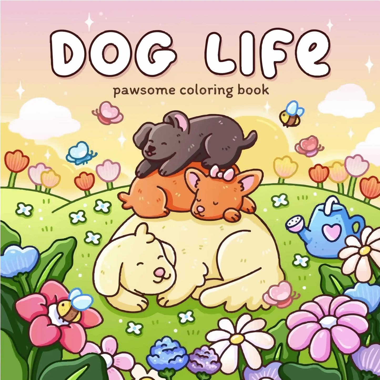 Livro de colorir "Diversão com Animais": ilustrações maravilhosas de cenas de fantasia com animais felizes trazem uma coloração maravilhosa e alegre