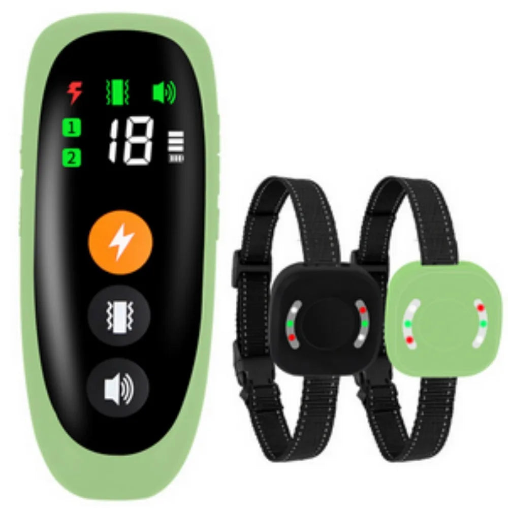New 800m Electronic Dog Training Collar Remote Control Shock Collar Waterproof Anti Bark Dog Collar with Shock Vibration Sound