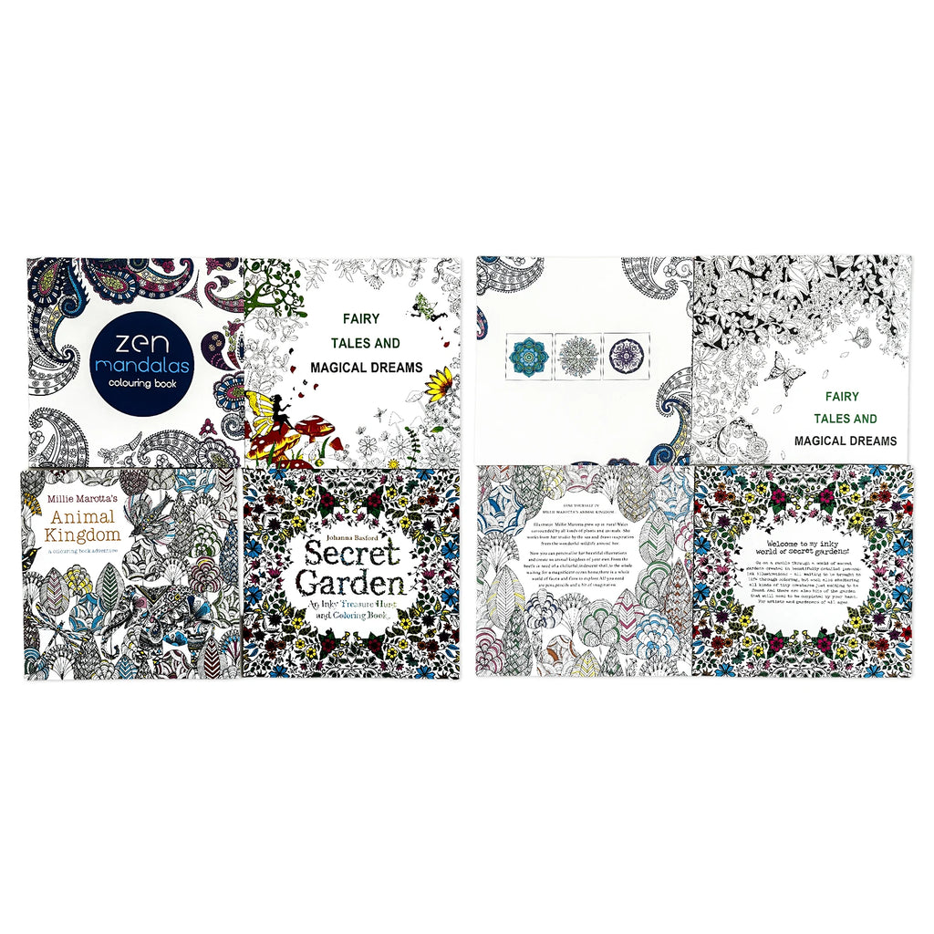 1 conjunto de 8 livros de colorir avançados para adultos, para melhorar a concentração, com padrões altamente difíceis, para brincar livremente, presentes da moda
