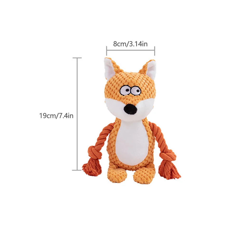 Brinquedo de enriquecimento para cães, brinquedo de corda fofo para cachorro, pelúcia para filhotes, brinquedo de mastigar para animais de estimação, brinquedo de desenho animado, jogos interativos para cães, coisas para cães