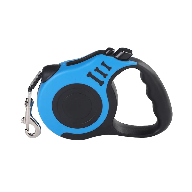Coleira de nylon forte para cães de 3m e 5m, retrátil automática e durável para cães pequenos, médios e grandes, suprimentos para animais de estimação Yorkshire