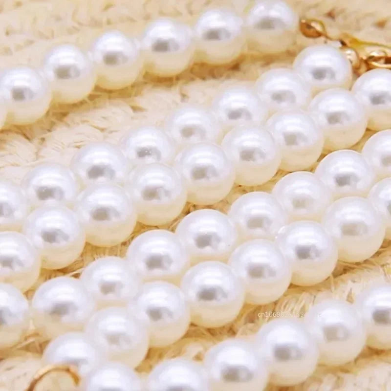 Pet Pearl Collar Dog Princess Necklace Cat Jewelry Cute Collar Puppy Accessories Dog Kitten Chain Chihuahua Wedding Jewelry Gift