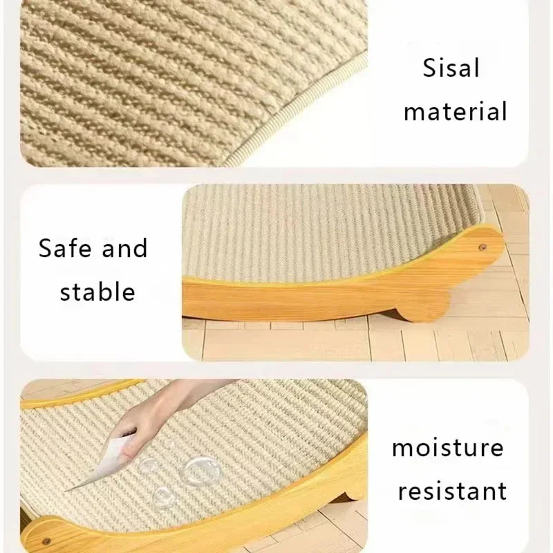 Wear-resistant Cat Scratch Board Detachable Cats Sleeping Bed Multifuction Pet Toy Cats Scratching Pads Sisal Hemp Cat Furniture