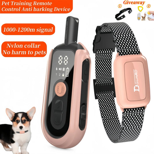 YHLC Smart Automatic Anti Barking Dog Collar HD Digital Display Waterproof Collar For Dog Rechargeable Bark Stopper Stop Barking