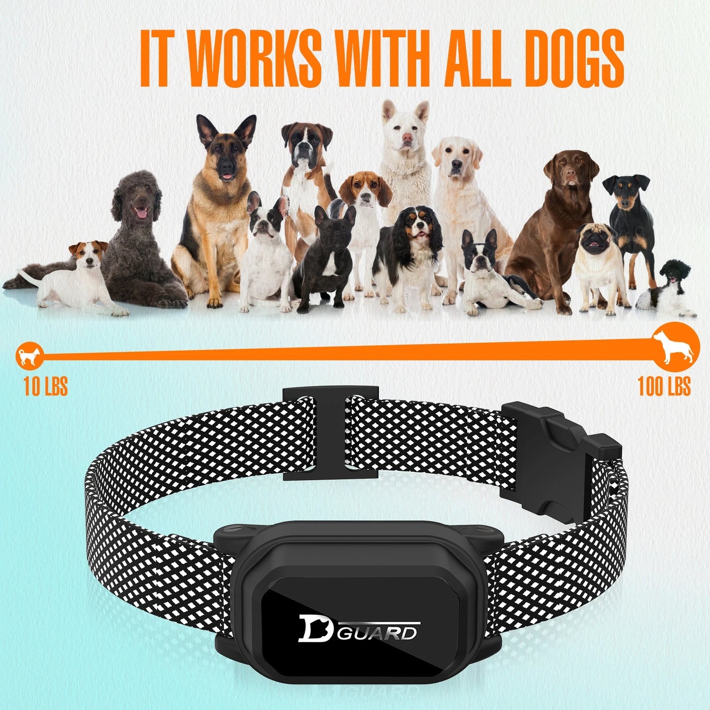 Shock Collar for Dogs, Dog Training Collar with Remote Control 3500FT, 3 Training Modes, IP67 Waterproof E Collar for Small