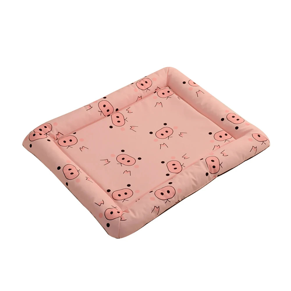 Cama aconchegante para cães e gatos, lavável, redonda/quadrada, almofada para carinho, tapete pequeno, médio e grande para filhotes e gatinhos