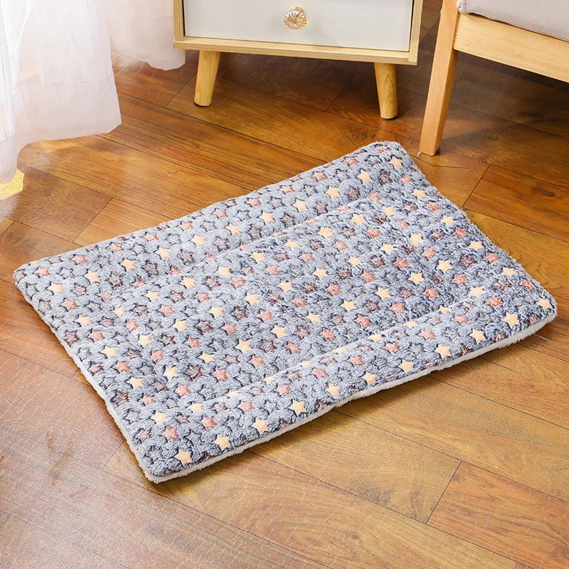Cama para cães de estimação, quente para todas as estações, grossa, almofada para ninho de gato, sofá macio para cães de estimação, cama elástica para gatos, acessórios para cães de médio porte