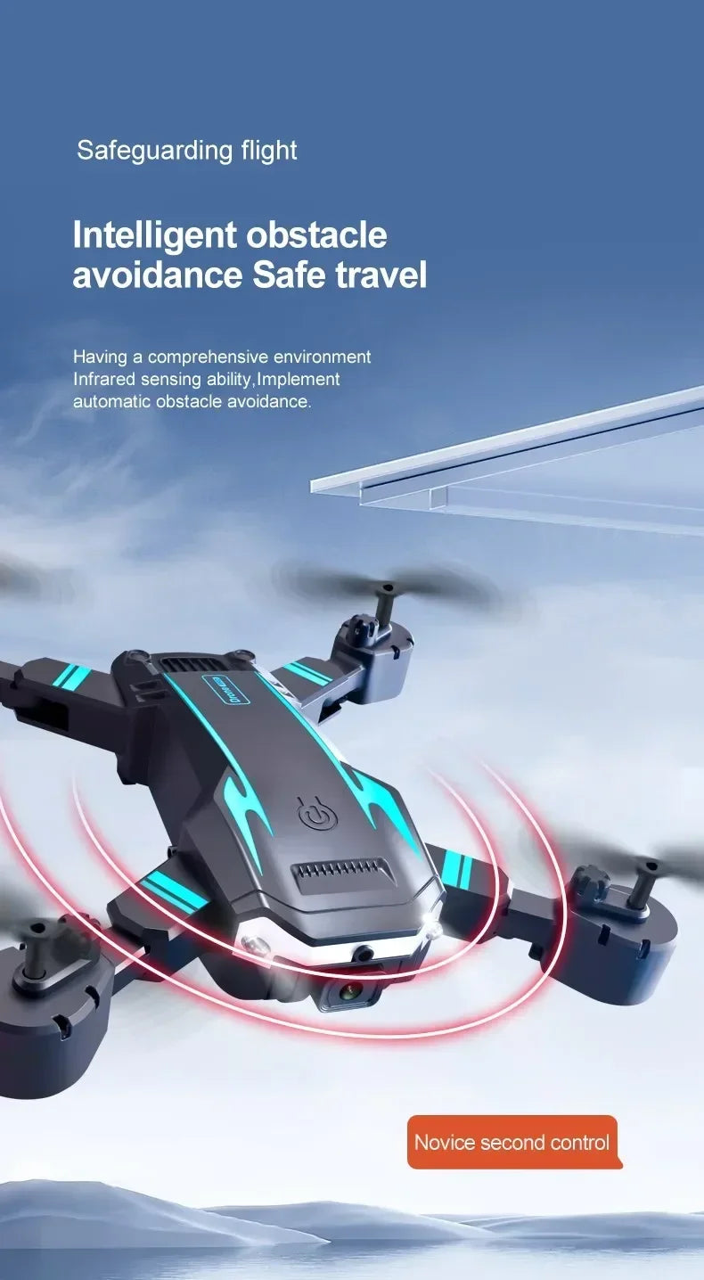 Drone GPS 5G 8K profissional 4K com câmera dupla, fotografia aérea, prevenção de obstáculos, quadricóptero, helicóptero, brinquedos, presentes