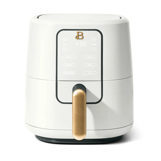 Fritadeira a ar de 3 Qt com tecnologia TurboCrisp, cobertura branca por Drew Barrymore