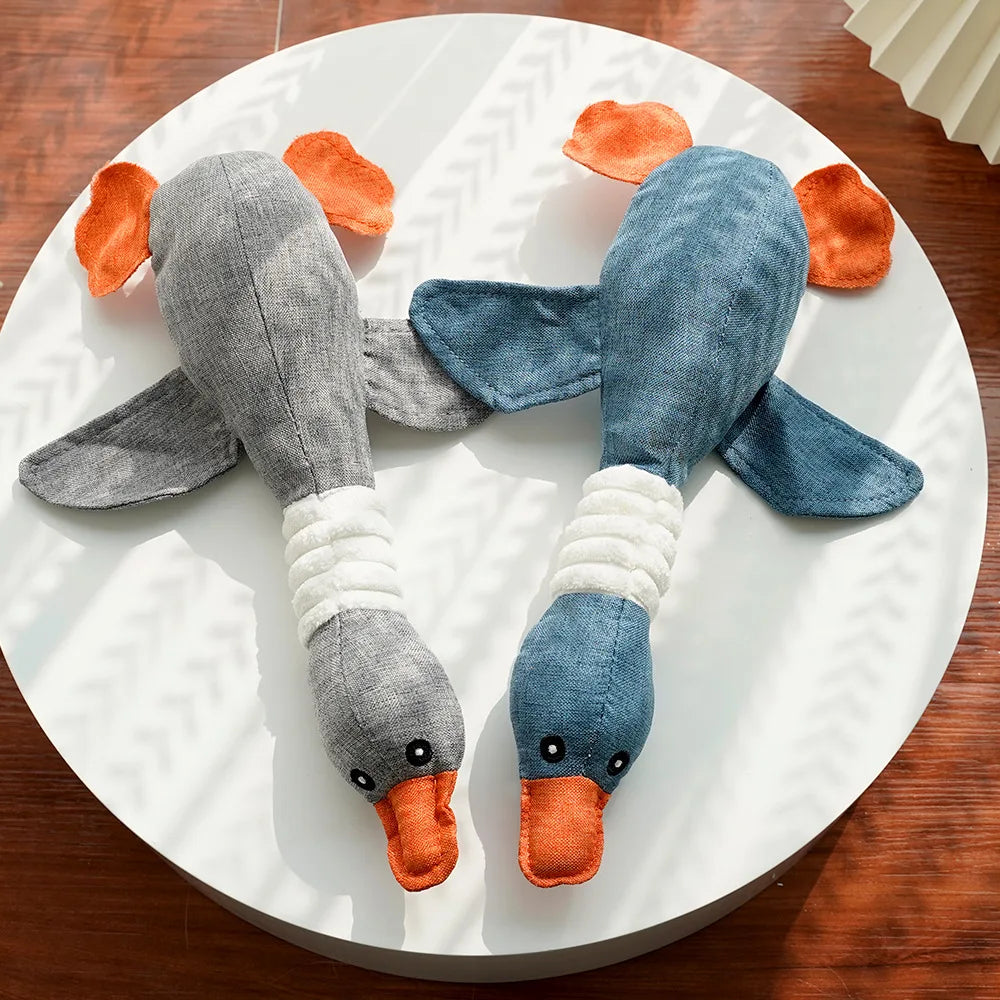 Brinquedos para animais de estimação Gansos Resistente a mordidas de som Ranger de dentes Limpeza de dentes para cães e gatos Suprimentos para animais de estimação