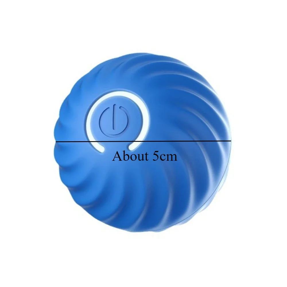 Bola de brinquedo para cachorro com movimento automático, bola de brinquedo inteligente USB com salto giratório e brinquedo interativo para mastigar cachorro, bola de brinquedo para filhotes