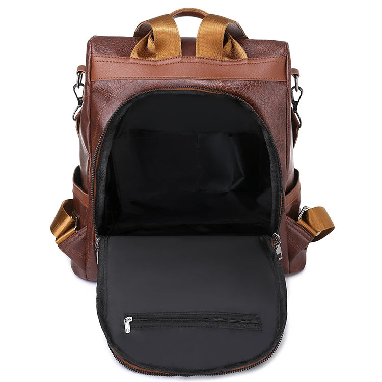 Mochila feminina da moda, bolsa de ombro, bolsa de viagem multifuncional, bolsa de mão, bolsa de mão, adequada para diferentes cenários
