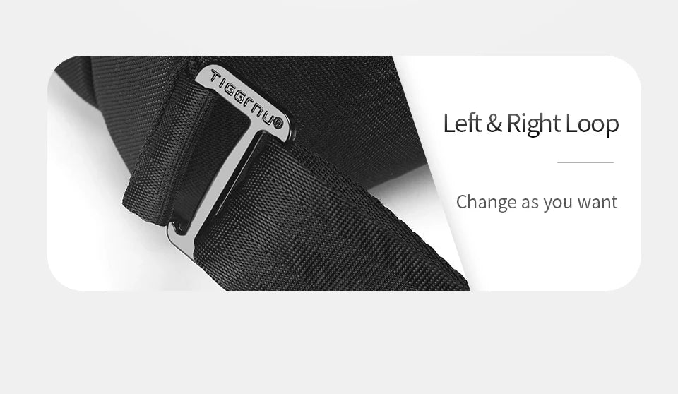 Lifetime Warranty Chest Bag For Men Cool Style Men Shoulder Bag 9.7inch IPad Bag Casual Male Crossbody Bag Lightweigt Mini Bags