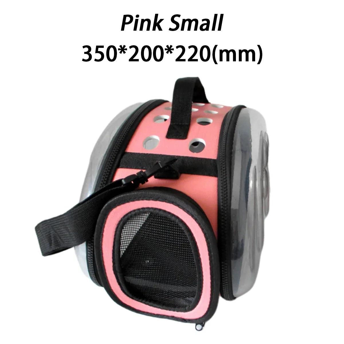 Bolsa de ombro para animais de estimação, bolsa de transporte para gatos, bolsa respirável para viagem ao ar livre, cápsula transparente para filhotes e gatinhos, bolsa de ombro portátil