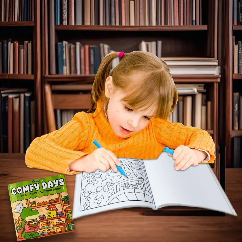 Livro de colorir fofinho assustador para adultos, adolescentes e crianças, com tema de Halloween, desenho e atividade divertida