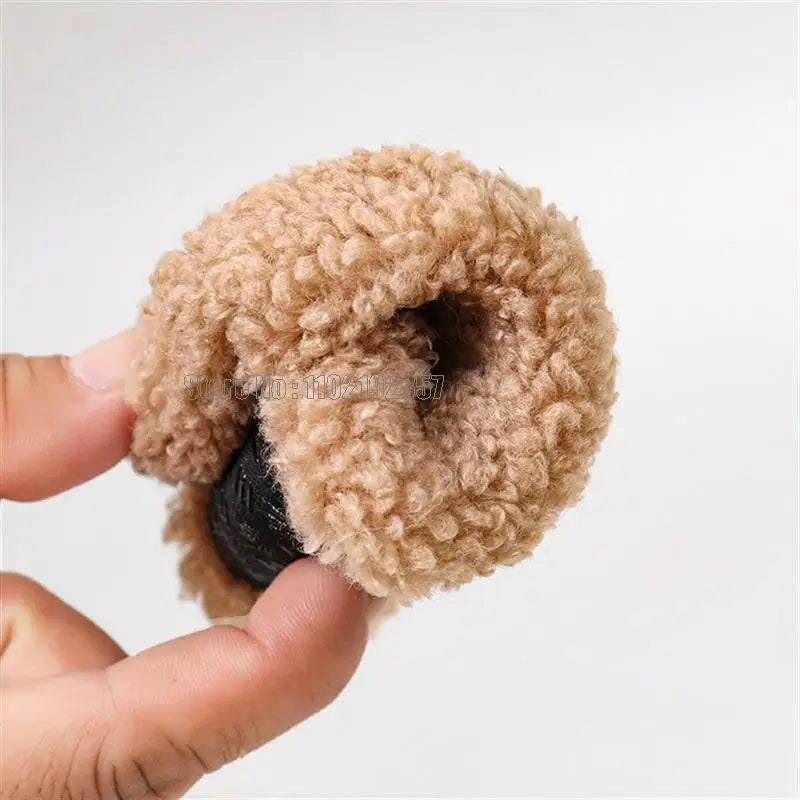 Pantufas de inverno para bebês, pantufas de chão para bebês, de pelúcia, quentes, para meninos e meninas, macias e antiderrapantes, para escola interna