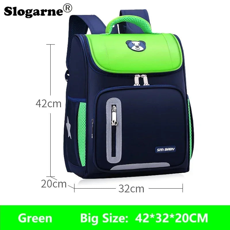 Mochilas escolares simples para estudantes, primárias, meninos, 1ª à 6ª série, proteção para coluna, redução de peso, mochila escolar para meninas, mochila unissex