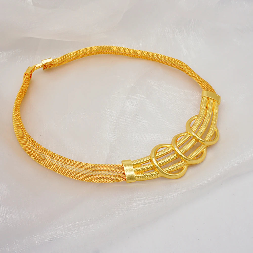 Conjuntos de joias finas 2023 para mulheres, presentes de casamento, colar, pulseira, brincos, anel, joias com contas africanas