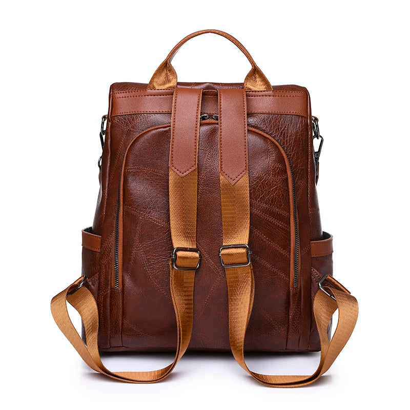 Mochila feminina da moda, bolsa de ombro, bolsa de viagem multifuncional, bolsa de mão, bolsa de mão, adequada para diferentes cenários