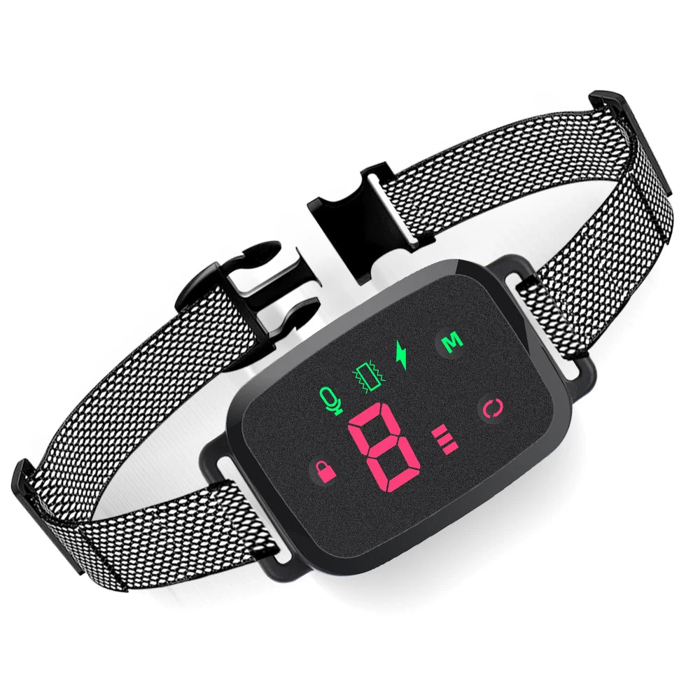 New 800m Electronic Dog Training Collar Remote Control Shock Collar Waterproof Anti Bark Dog Collar with Shock Vibration Sound