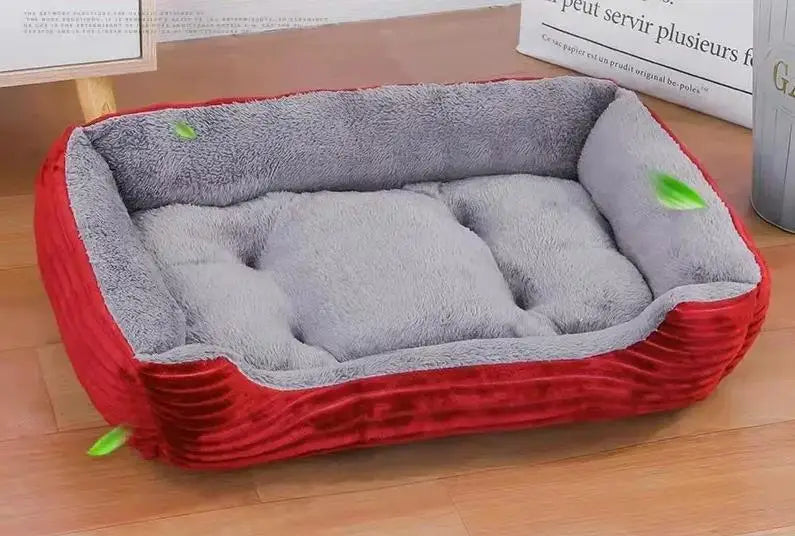 Tapete clássico para animais de estimação, moda canil para cães, cama, casa, respirável, algodão, macio, ninho de gato, cama quente para cães pequenos e médios