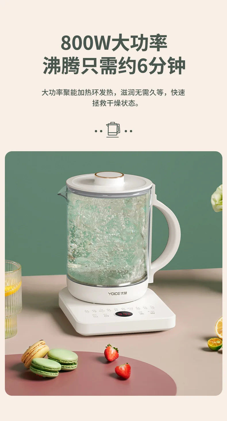 1L Multifuncional Máquina de Chá de Ervas Chaleira Elétrica Home Stewing Cooking Flower Medicine Pot Fervente Atacado