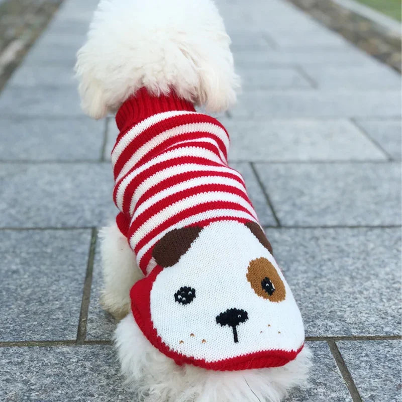 Suéter de Natal para Cachorro e Gato, Pulôver, Roupas de Inverno para Cachorros Pequenos, Chihuahua, Yorkies, Jaqueta para Filhotes, Roupas para Animais de Estimação, ubranka dla psa