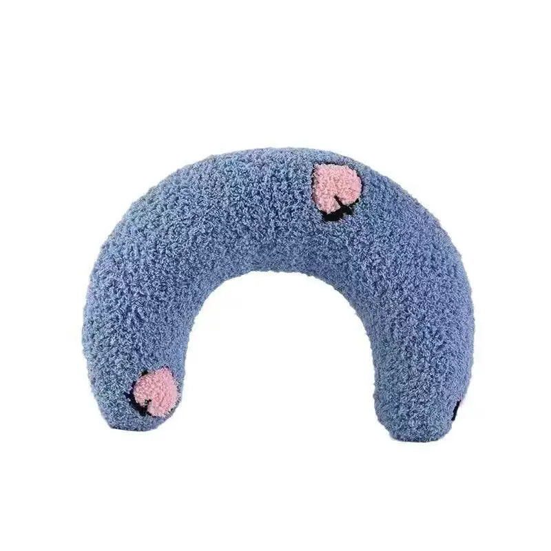 Almofada para animais de estimação, travesseiro de pelúcia para cães e gatos, almofada para dormir em lua, almofada para cães pequenos, suprimentos para animais de estimação