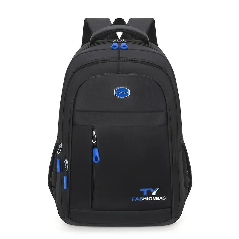 1 Mochila Masculina, Mochila Casual Impermeável de Grande Capacidade, Mochila Ajustável para Computador