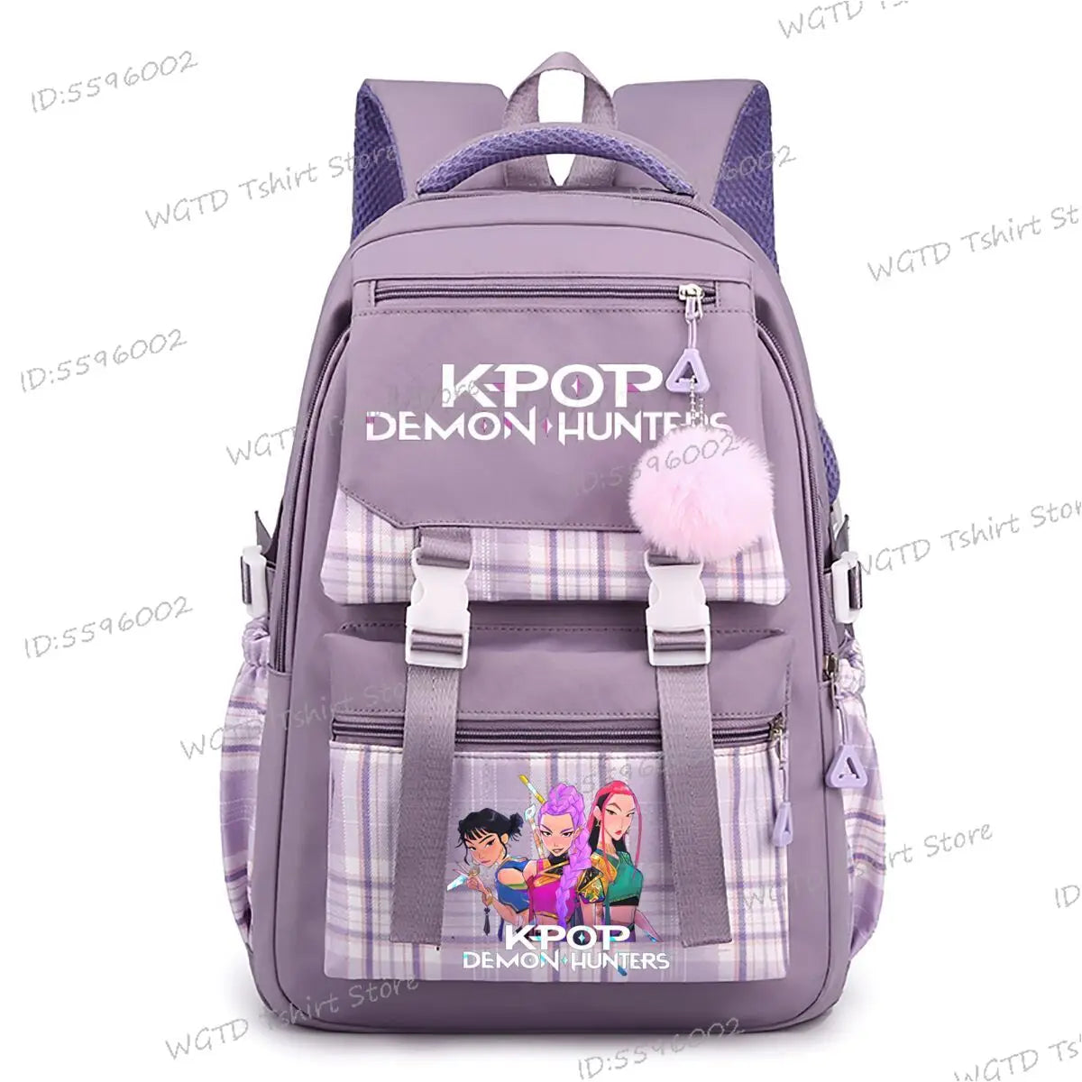 Mochila escolar infantil estampada do filme 2025 KPop Demon Hunters multifuncional mochila para estudantes e meninas nova moda mochila escolar