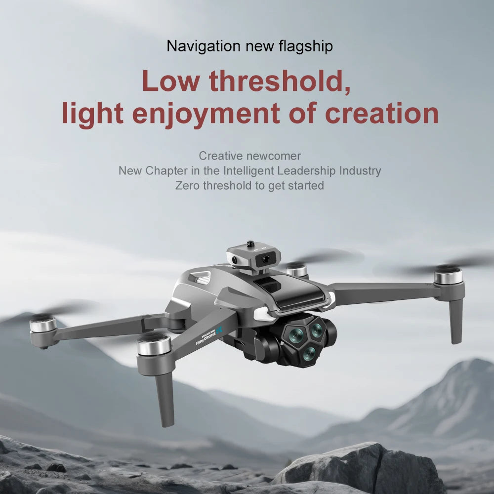 Novo drone 2025 com controle de tela flutuante, ESC duplo, câmera HD 4K, voo de 30 minutos, 5G, Wi-Fi, GPS, fluxo óptico de retorno, brinquedo RC sem escovas