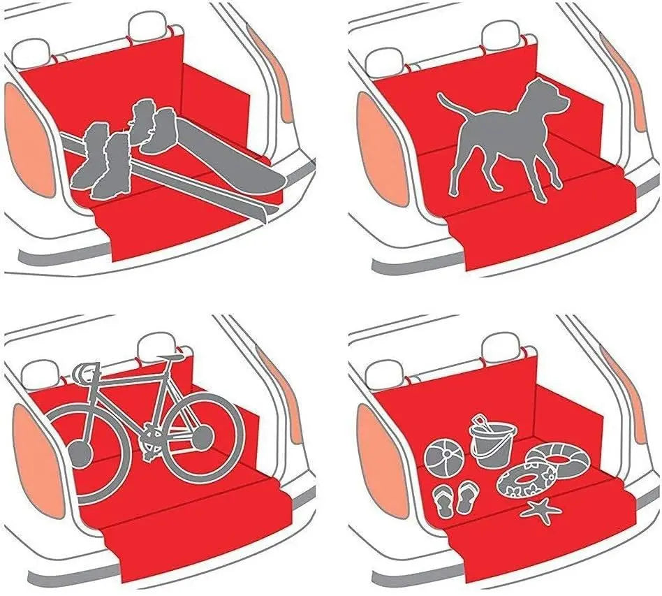 Capa de assento de carro para cães, resistente ao desgaste, para SUV, à prova d'água, portátil, durável, protege o veículo, fácil de instalar