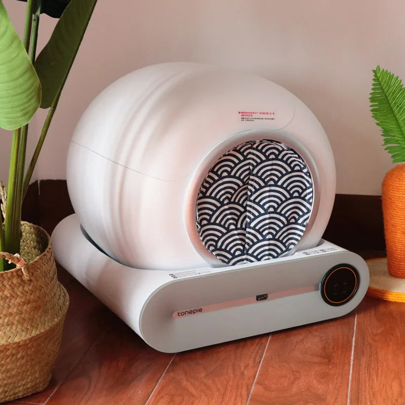 Cortina de porta à prova de odores e poeira para bacia de gato, combinando com 18 estilos de produtos para caixa de areia automática TONEPIE para animais de estimação