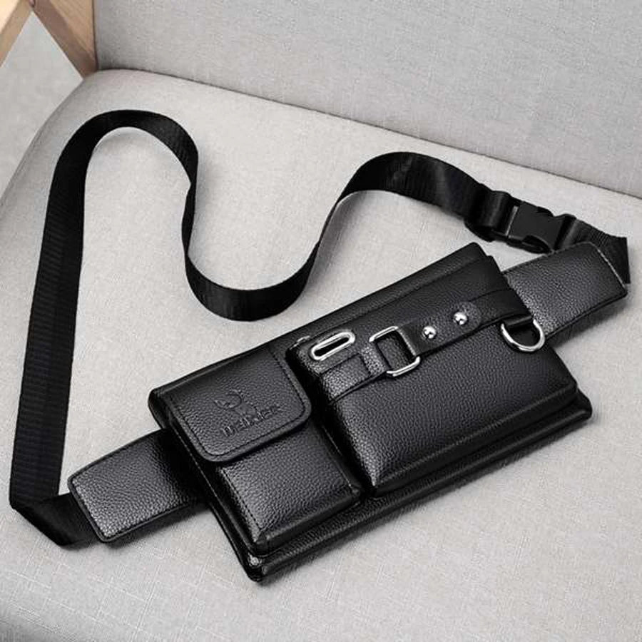 Marca WEIXIER Unissex de Ombro Único Multifuncional Esportivo Corrida Grande Capacidade Cintura Bolsa de Peito Masculina Casual Carteira Mensageiro