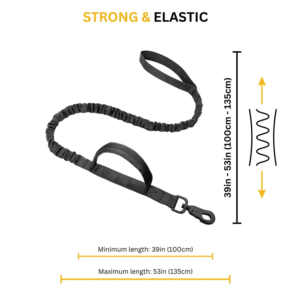 Conjunto de peitoral e guia para cães grandes, colete de treinamento para pastor alemão malinois, colete e coleira para cães de médio e grande porte
