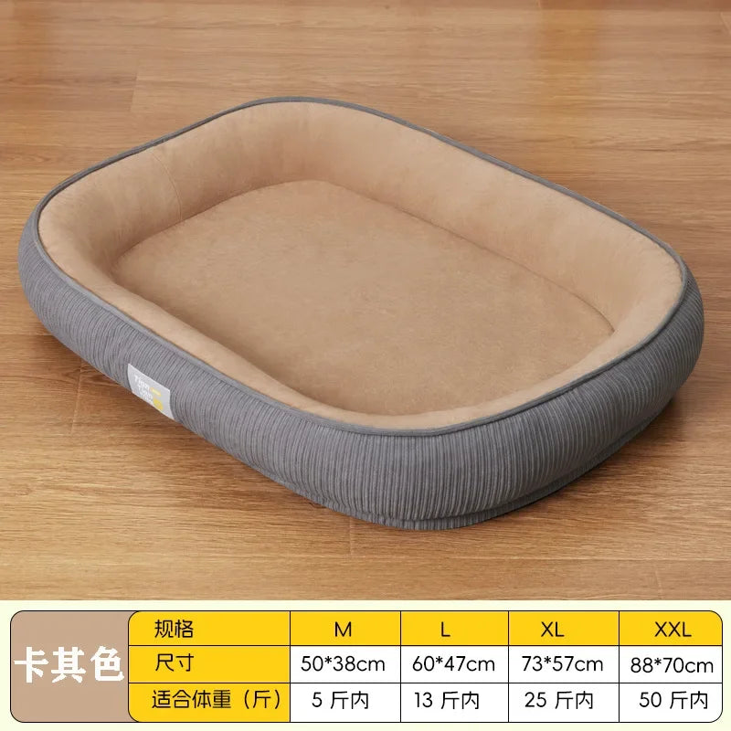 Cat and dog bed, dog mat, removable and washable sleeping mat, small and medium-sized dog pet sofa, cat bed